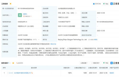 智譜AI在京成立科技新公司，應(yīng)用軟件服務(wù)開啟新篇章
